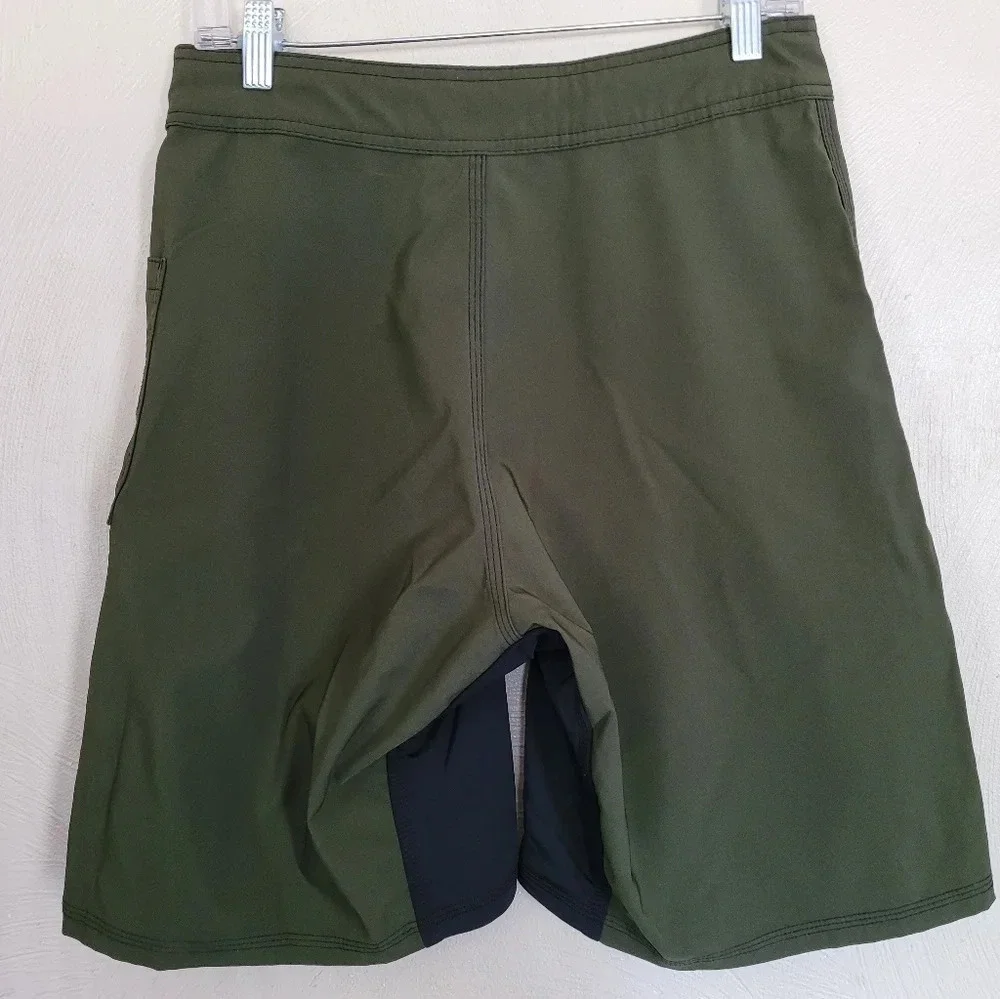 Forged Olive Green MOD Swimming Board Shorts Swimming Trunks Size Men's 30 Waist